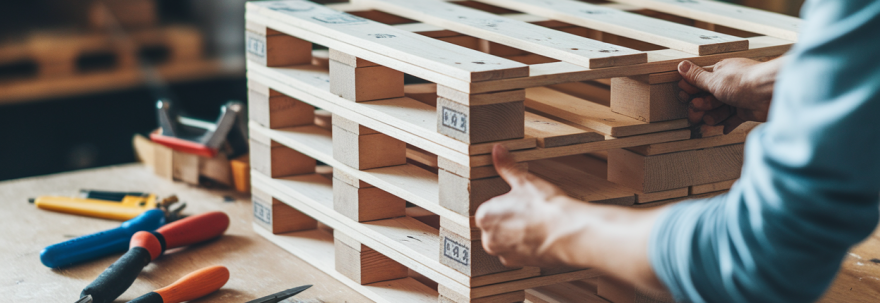 Comment créer un meuble de rangement personnalisé avec des palettes en bois ?