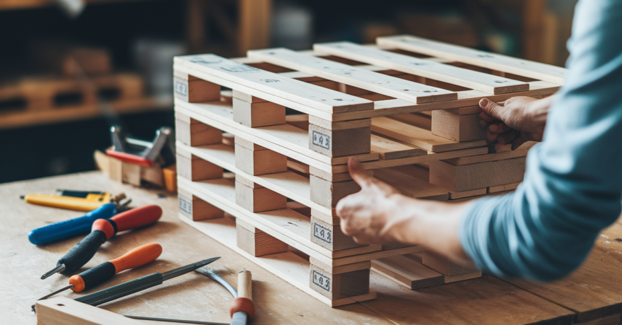Comment créer un meuble de rangement personnalisé avec des palettes en bois ?
